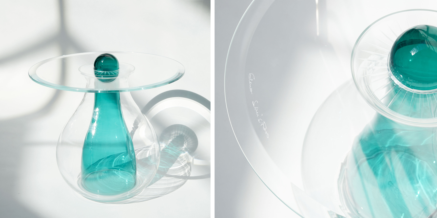 Miya limited edition table Cappellini x Artemest