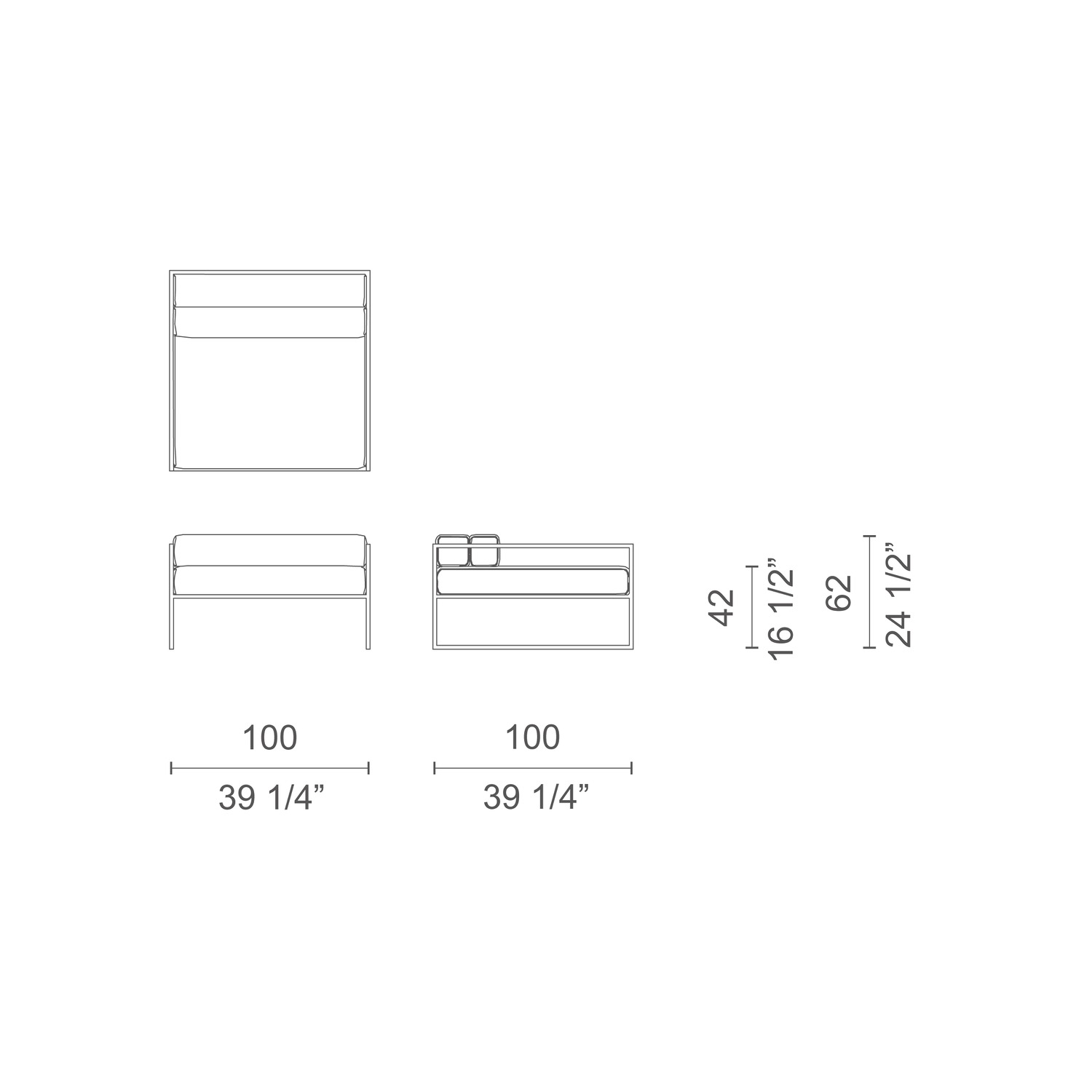 01 fronzoni 64 armchair FR 41