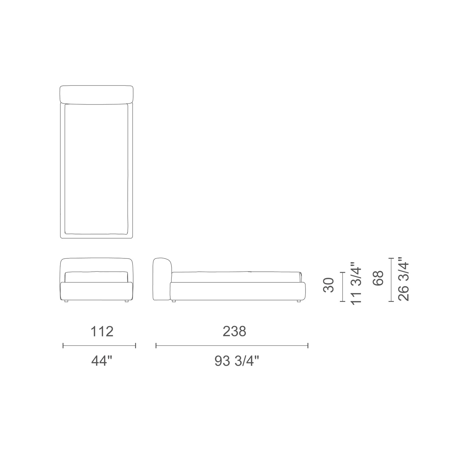 01 superoblong bed SB 100
